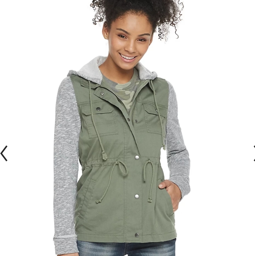 SO Knit Sleeve Utility Jacket